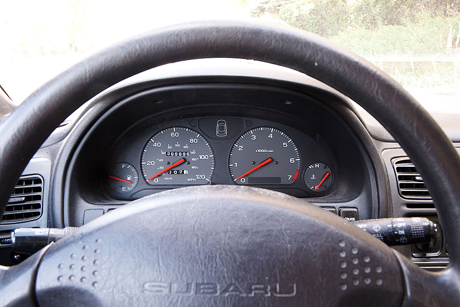 1998 subaru outback steering wheel 100,000 miles