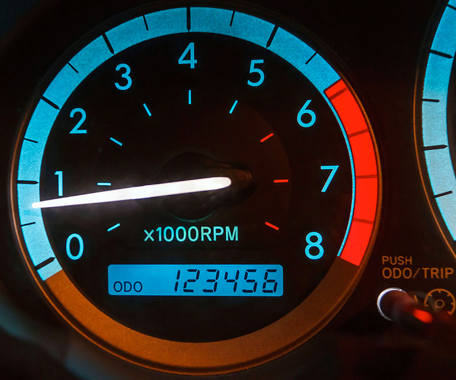2004 Toyota Sienna Odometer 123,456 miles c