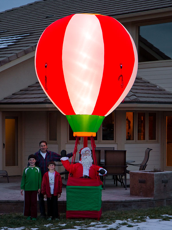 santa balloon home depot