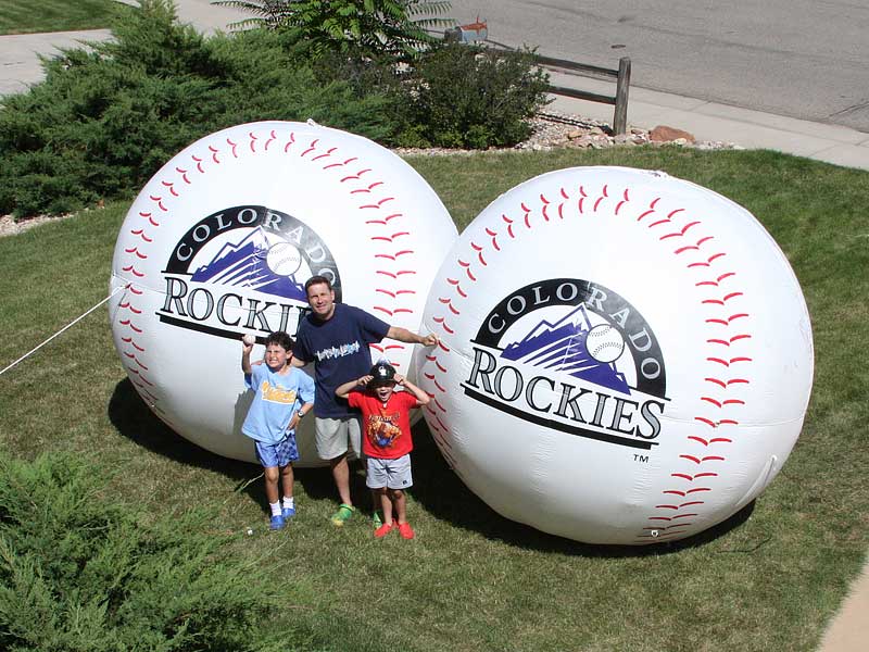 colorado rockies room big baseballs