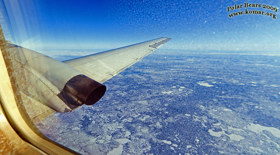 churchill canada charter flight landscape