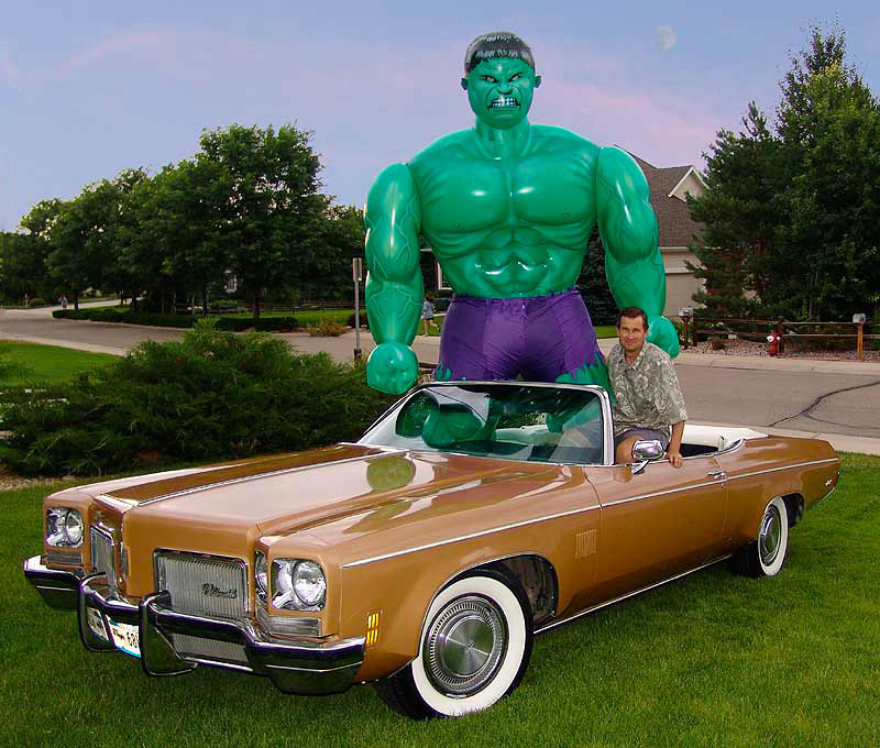 incredible hulk car