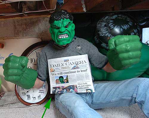 Alek's hulk costume