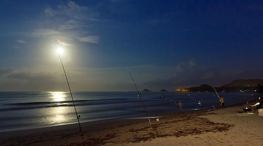 kailua hawaii moon fishing