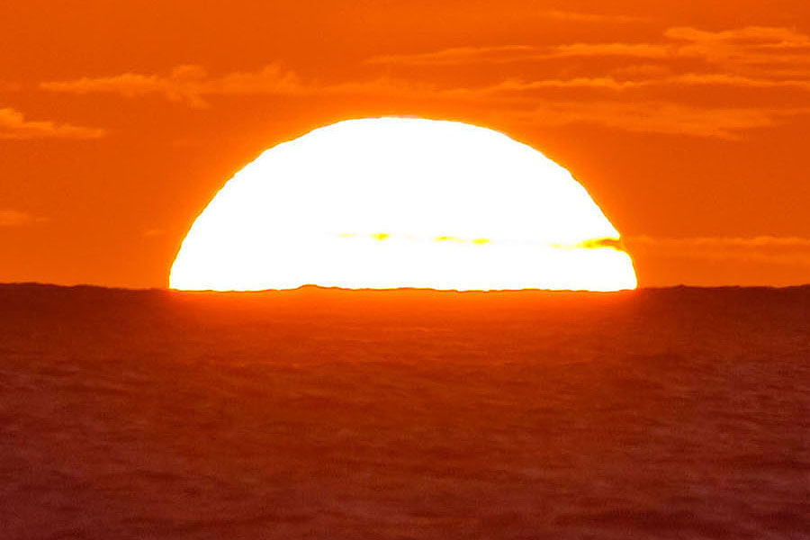 sunrise kailua beach hawaii closeup