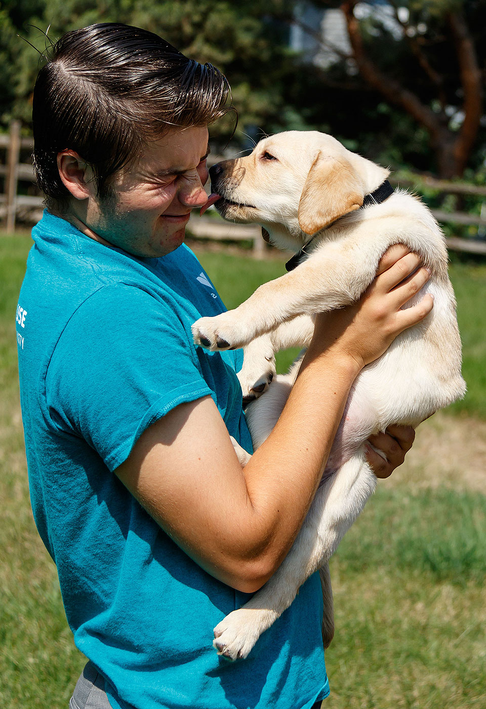 Bliss licking Kyle