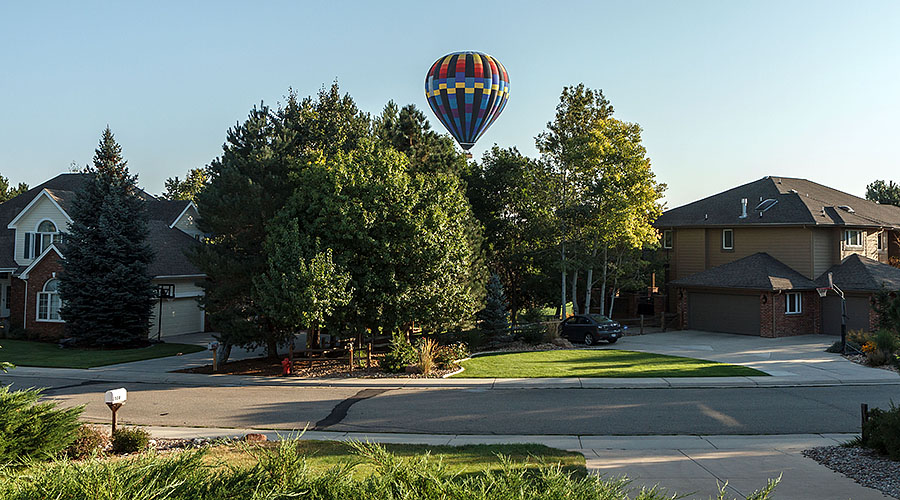 balloon houses