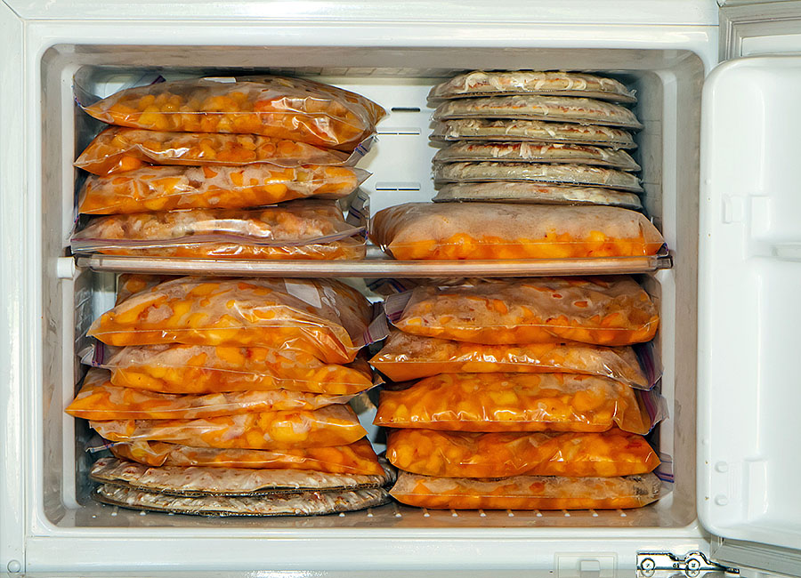 peaches in freezer fox