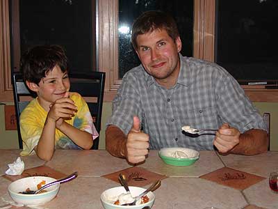 homemade ice cream