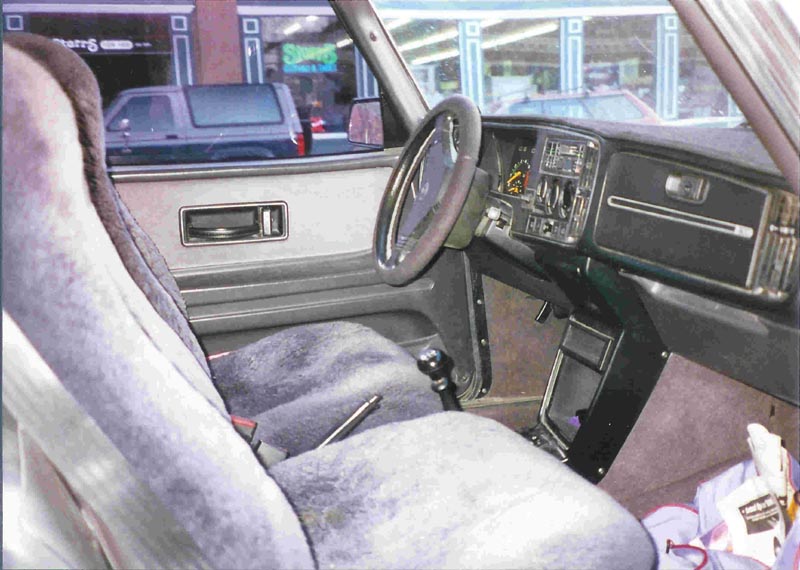 1987 Saab 900 Turbo SPG Interior