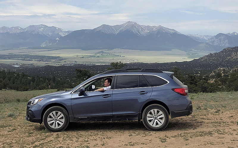 2018 subaru outback 14'ers mountains