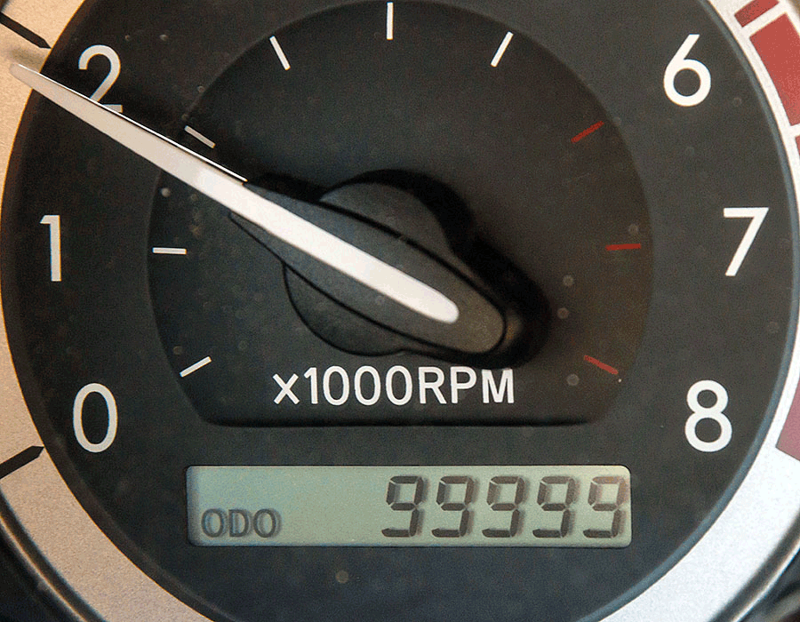 2004 Toyota Sienna Odometer 100,000 miles