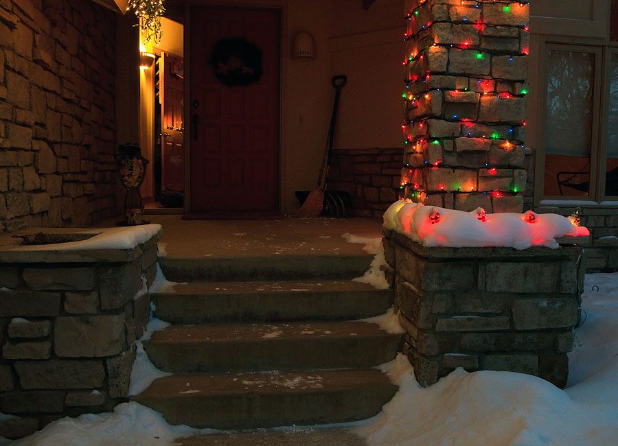 christmas santa bubble lights