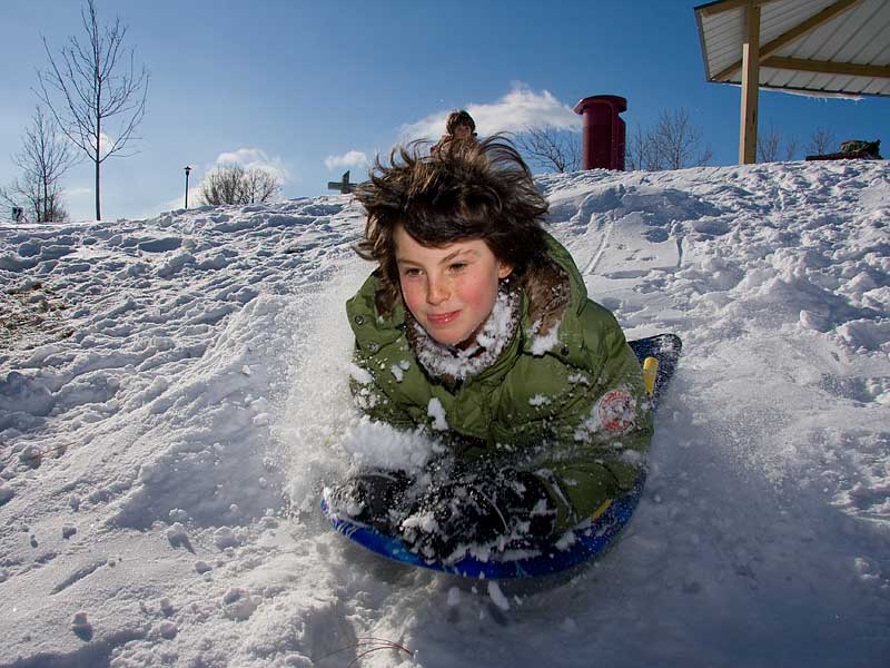 christmas sled dirk