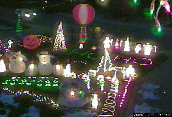 christmas front yard webcam