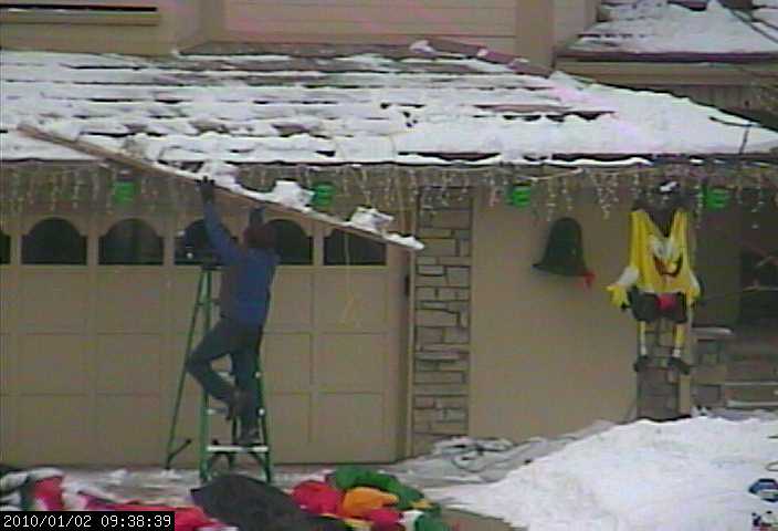 christmas lights decorations takedown