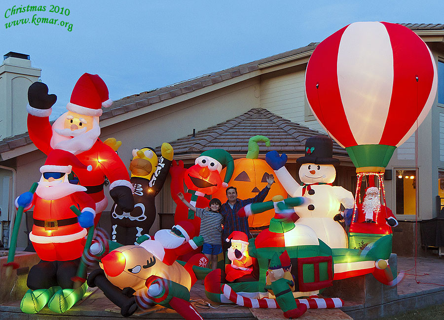 christmas inflatables