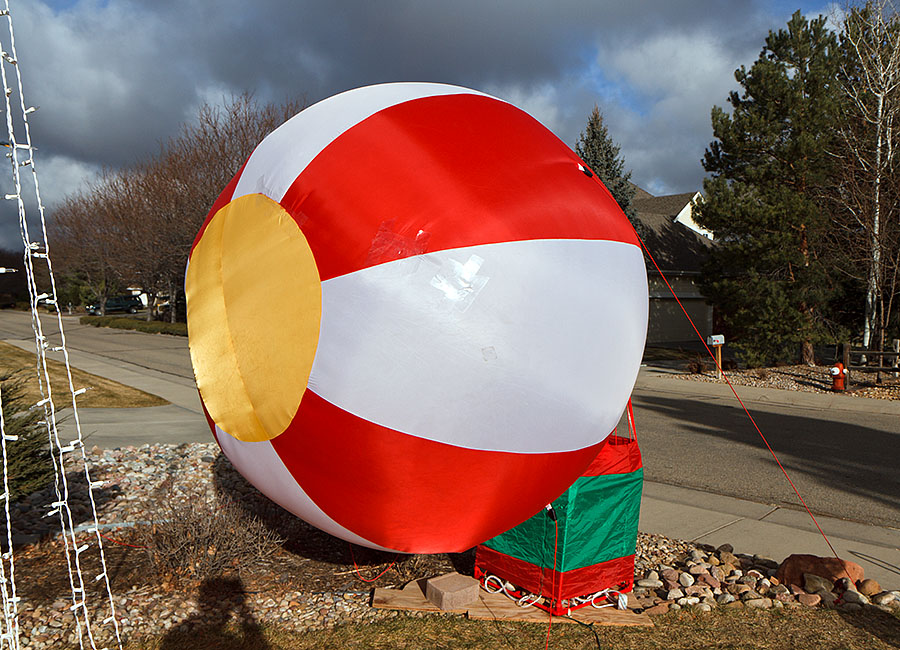 christmas santa balloon