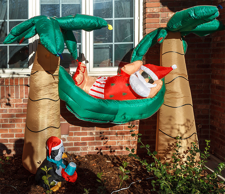 christmas santa hammock