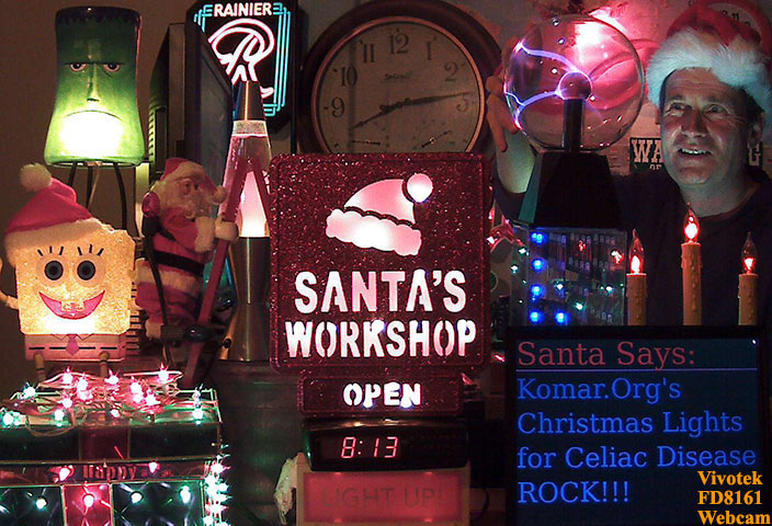 christmas santas workshop Vivotek FD8161