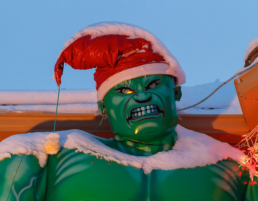 christmas santa hulk