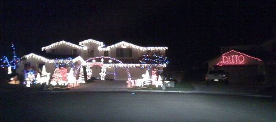 funny christmas lights picture ditto
