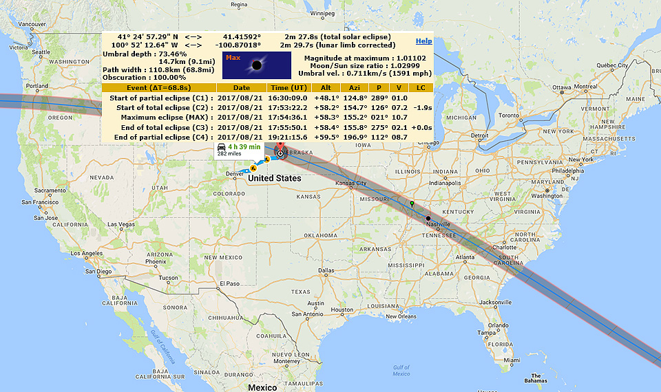 August 21st, 2017 Total Solar Eclipse at Tryon, Nebraska - AWESOME!