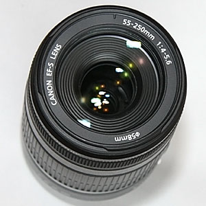 canon 55-250 front