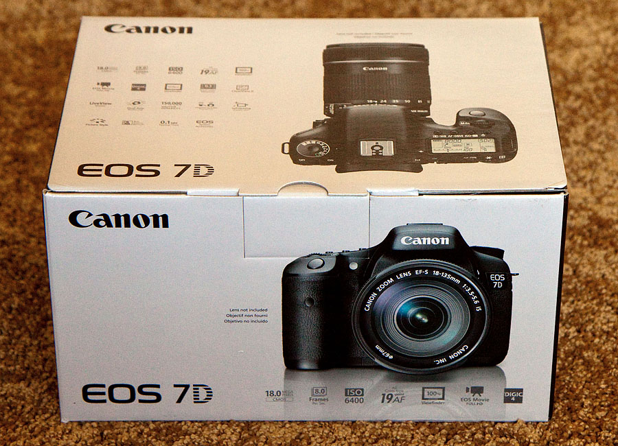 canon 7d amazon box