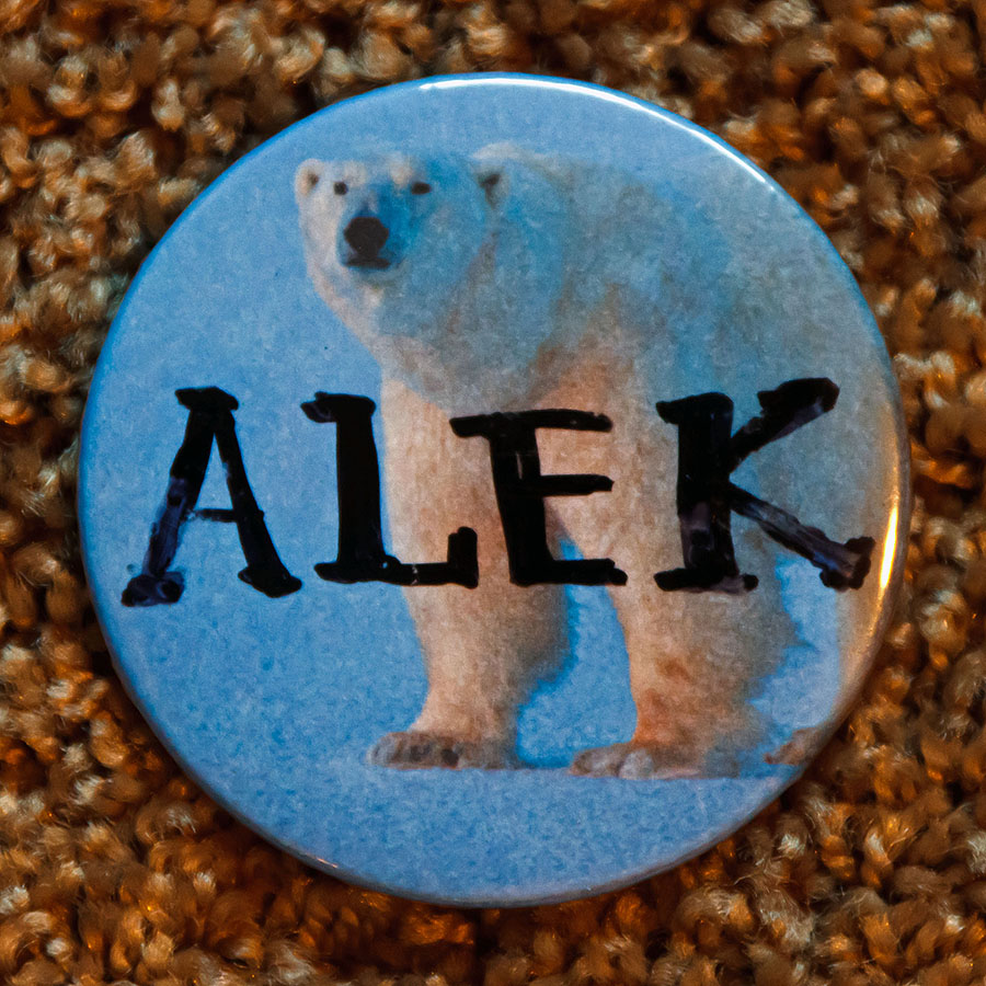 churchill polar bear badge