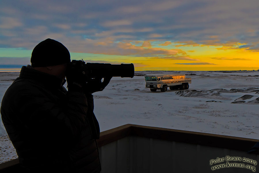 polar rover russel sunset picture