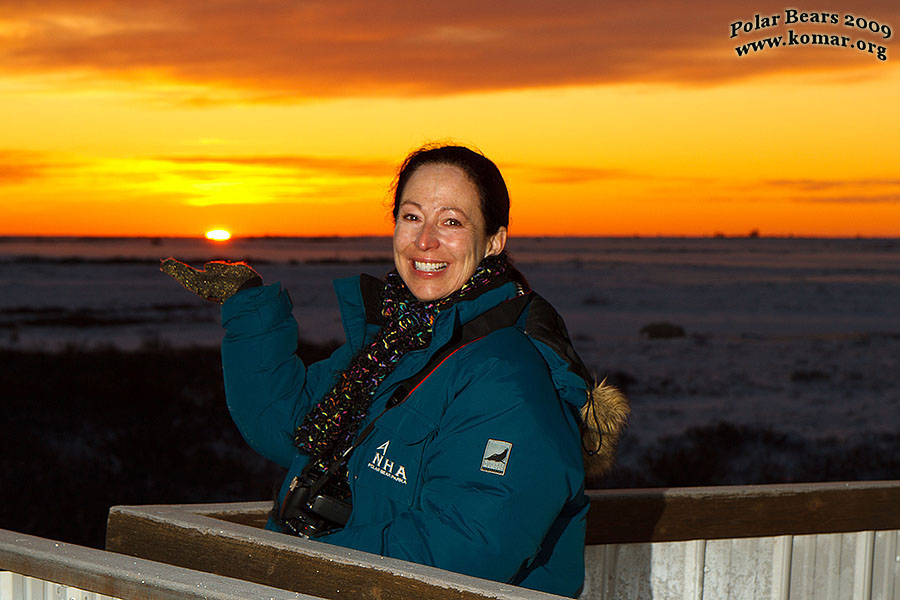 churchill polar bear tundra lodge janet sunrise