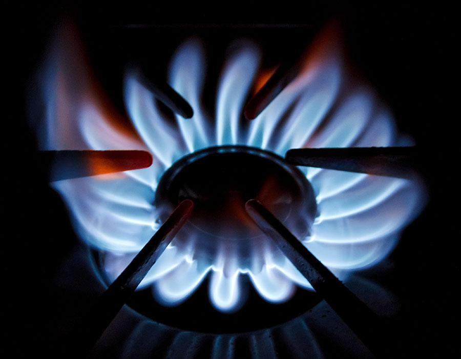 ultra violet natural gas burner