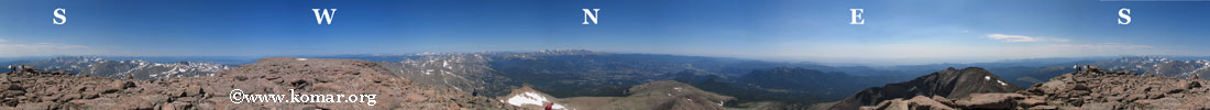 longs peak panorama