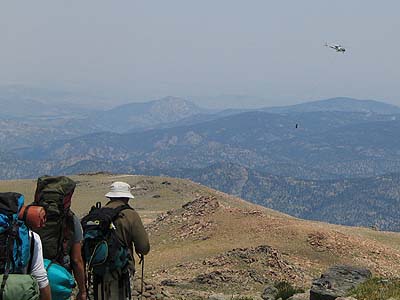 longs peak helocopter