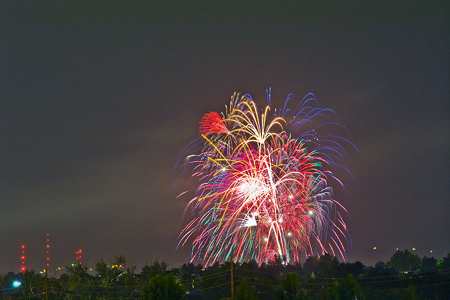 lunar crescent fireworks