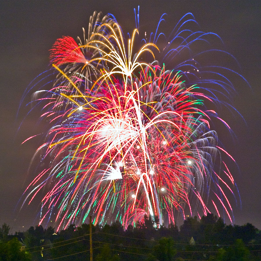 lunar crescent fireworks