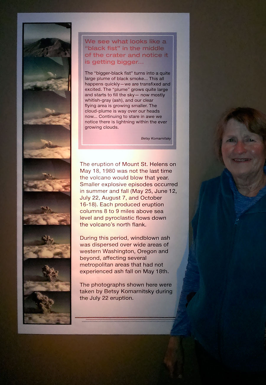 mount saint helens exhibit