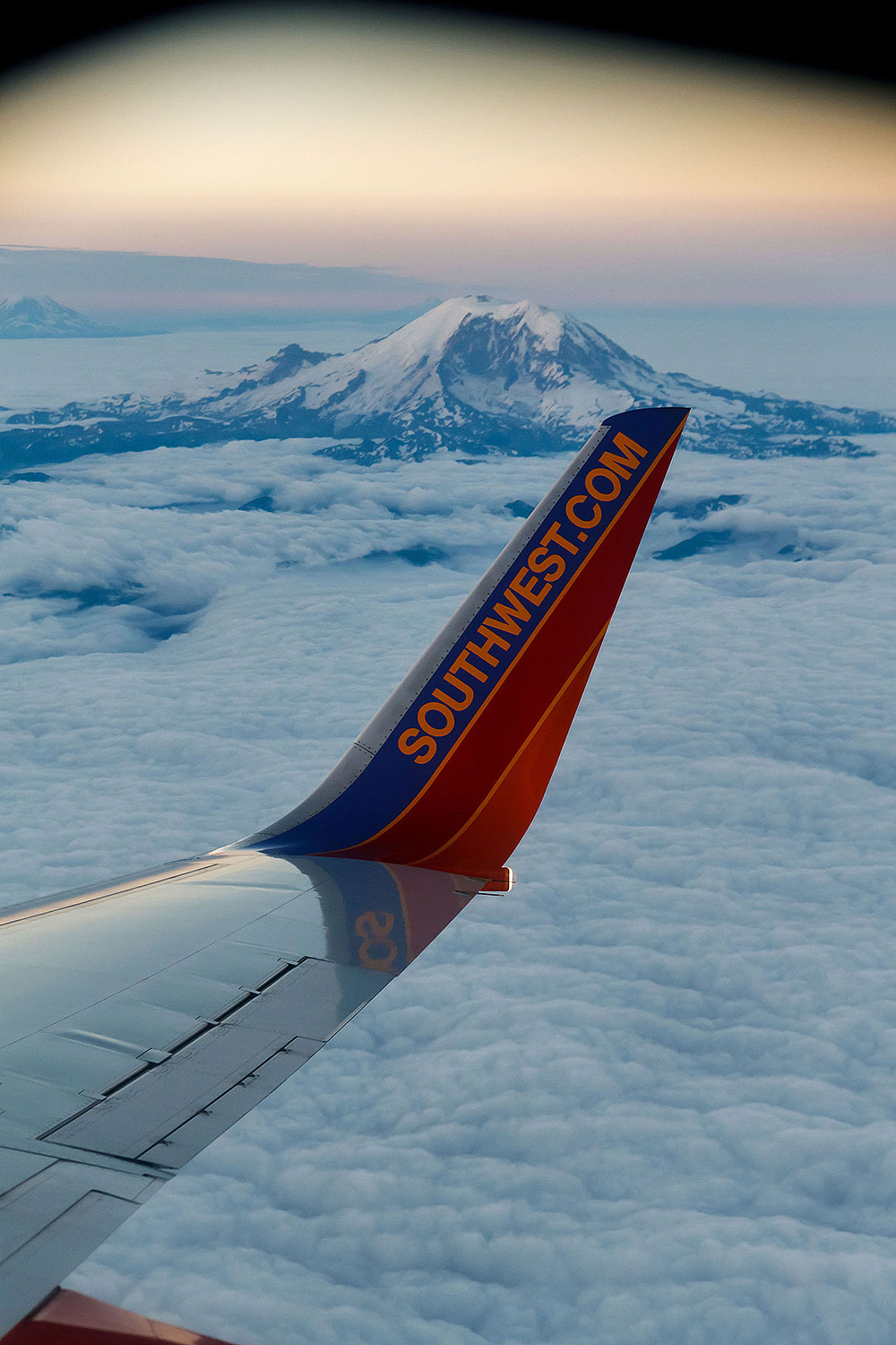 mount rainier southwest airlines 3