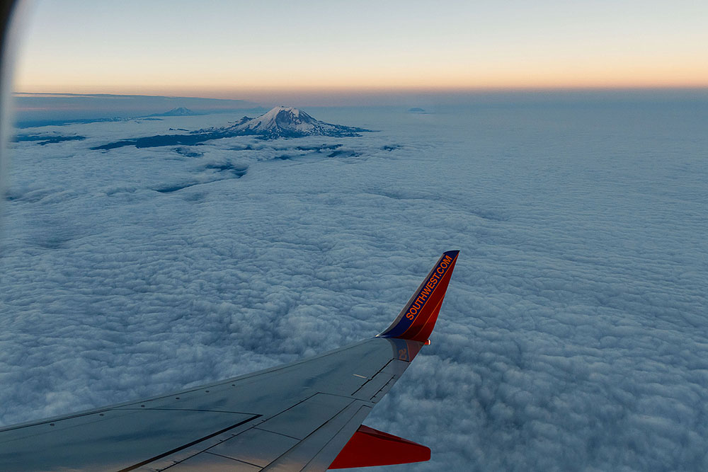 mount rainier southwest airlines 1