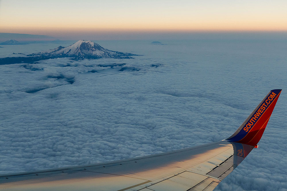 mount rainier southwest airlines 2