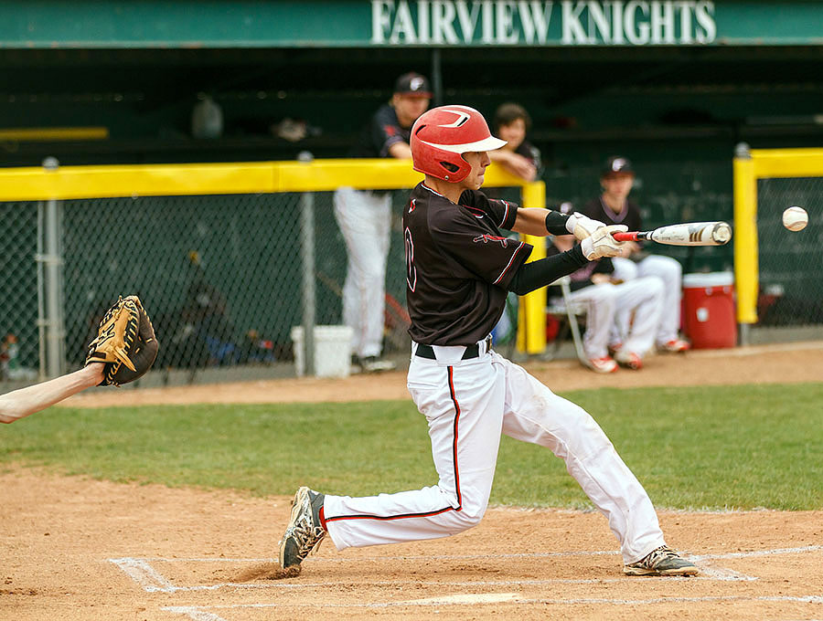 Fairview Baseball Nate Hitting