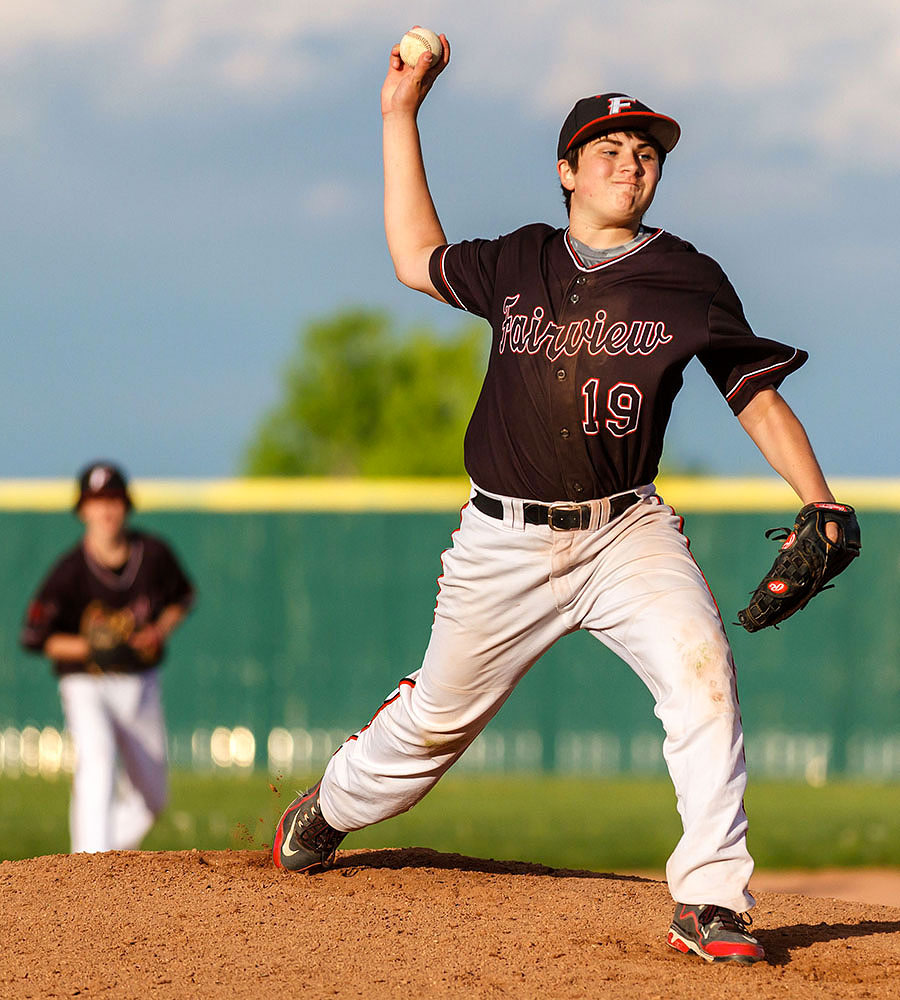 fairview knights baseball spring 2016 05 11 kyle pitching a8