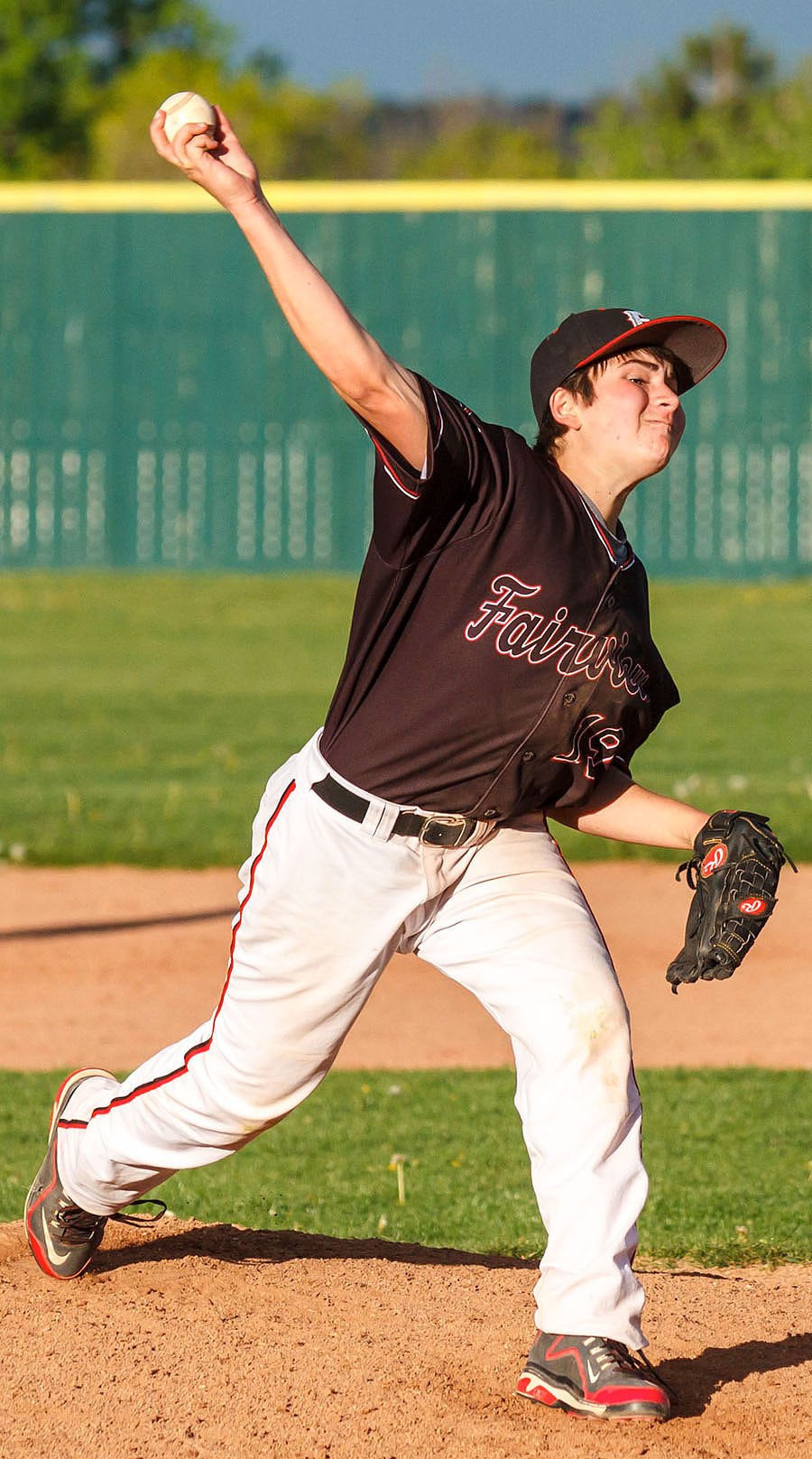 fairview knights baseball spring 2016 05 11 kyle pitching a7