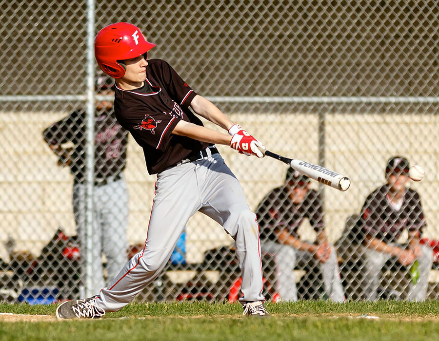 Fairview Baseball Kenton Hitting