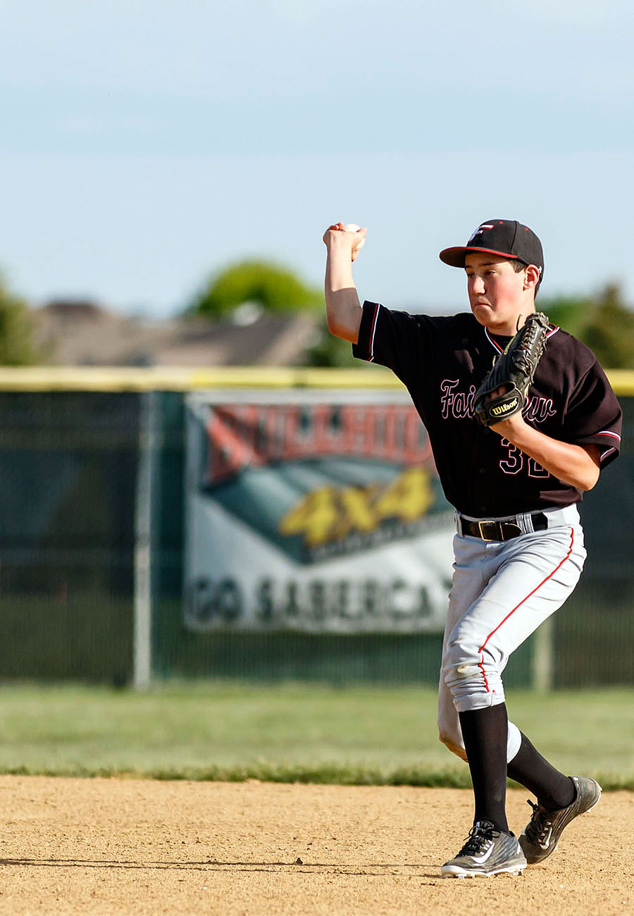 Fairview Baseball Matthew Throwing