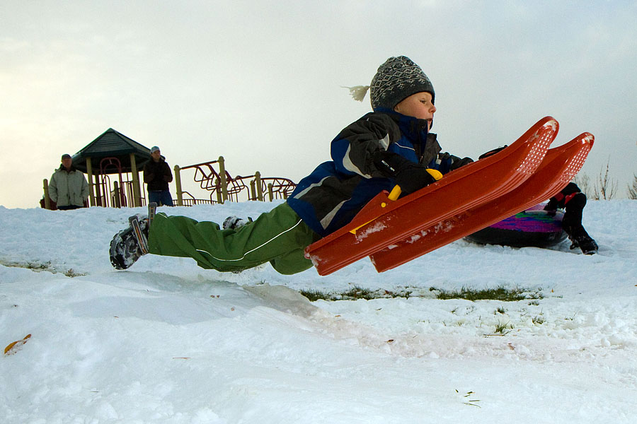 sledding d