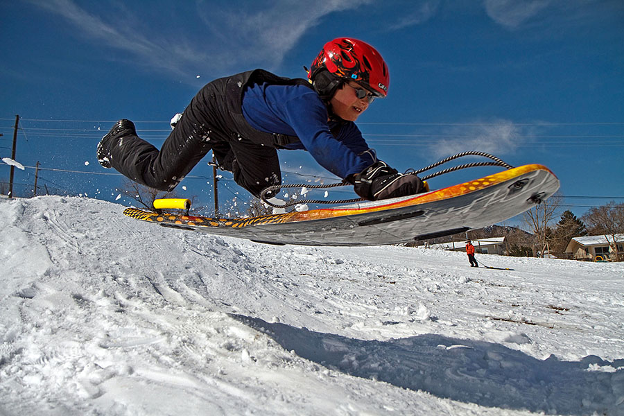 sledding e