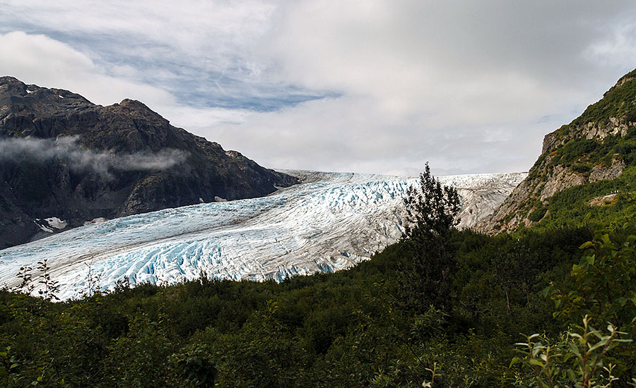 harding icefield hike exit glacier
