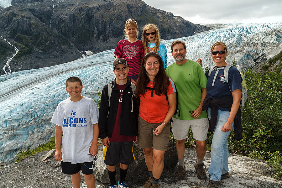 harding icefield hike halfway exit glacier